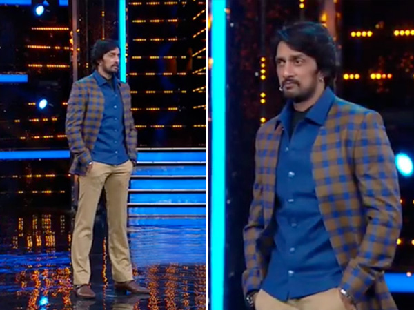 ಬ್ಲೂ ಶರ್ಟ್‌ ವಿಥ್‌ ಬ್ಲೂ ಚೆಕ್ಸ್ ವೇಸ್ಟ್‌ ಕೋಟ್‌