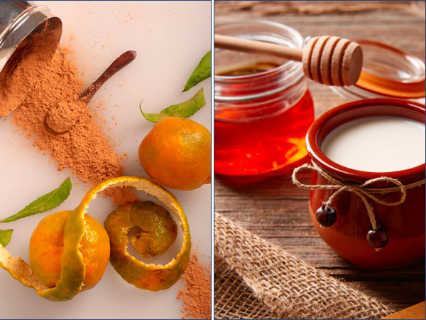 ಕಿತ್ತಳೆ ಸಿಪ್ಪೆಯ ಪುಡಿ, ಮೊಸರು, ಜೇನು