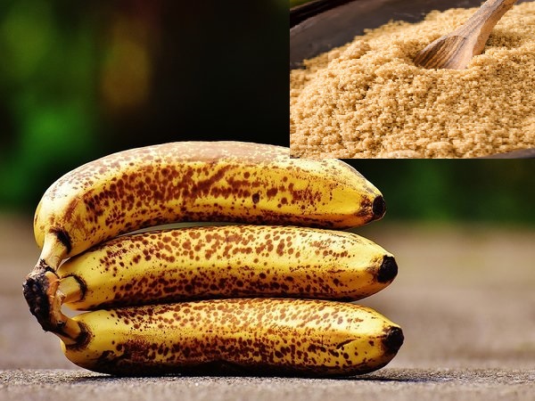 9. ಬಾಳೆ ಹಣ್ಣು ಮತ್ತು ಬ್ರೌನ್ ಶುಗರ್ ಸ್ಕ್ರಬ್