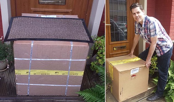 ಮನೆ ಮುಂದೆ ಪಾರ್ಸೆಲ್ ಇಡಿ