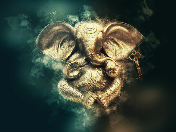 2. ಸಿದ್ಧಿ ಮತ್ತು ಸೌಭಾಗ್ಯಕ್ಕಾಗಿ ಗಣೇಶ ಮಂತ್ರ