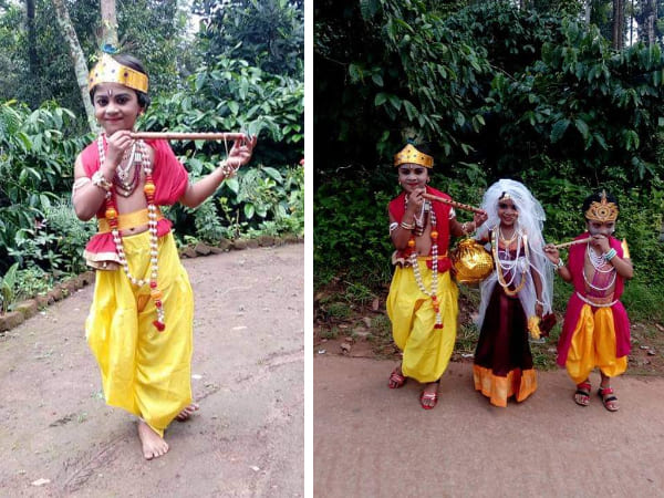 ಮುದ್ದ ಮಕ್ಕಳ ಕೃಷ್ಣ-ರಾಧೆ ಲುಕ್