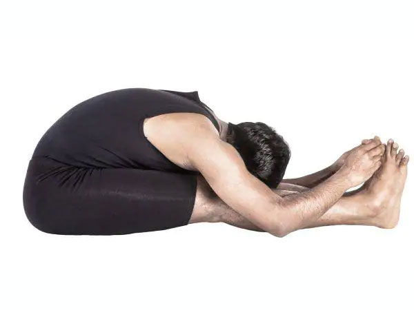 5. ಪಶ್ಚಿಮೋತ್ಥಾನಾಸನ (Seated forward bend) 5. ಪಶ್ಚಿಮೋತ್ಥಾನಾಸನ (Seated forward bend)