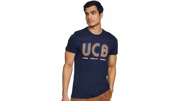 1. ಬೆನೆಟನ್ ಪುರುಷರ ಟಿ-ಶರ್ಟ್: 1. ಬೆನೆಟನ್ ಪುರುಷರ ಟಿ-ಶರ್ಟ್: