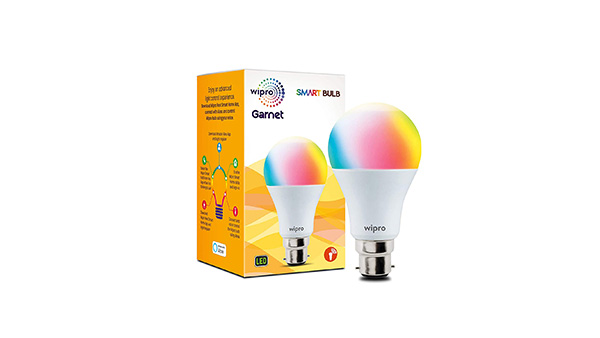 5. ವಿಪ್ರೋ 9-ವ್ಯಾಟ್ ಬಿ 22 ವೈಫೈ ಸ್ಮಾರ್ಟ್ ಎನ್‌ಎಸ್ 9001 ಎಲ್ಇಡಿ ಬಲ್ಬ್: