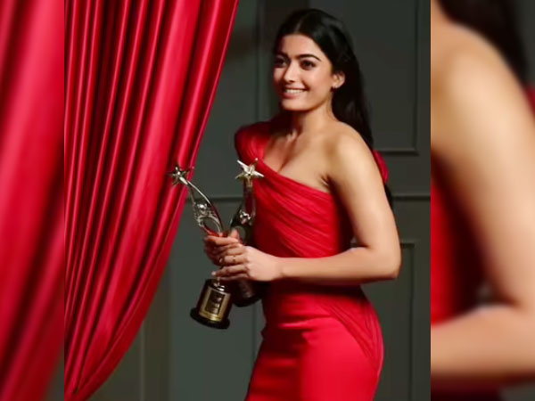 ಹಾಟ್ ರೆಡ್‌ ಗೌನ್‌ನಲ್ಲಿ ರಶ್ಮಿಕಾ ಮಂದಣ್ಣ