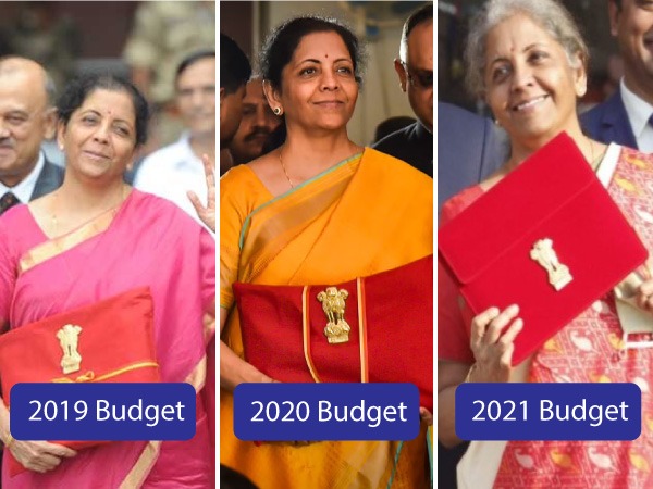 Union Budget 2022: Nirmala Sitharaman Chooses an Orange Handloom Saree for budget presentation