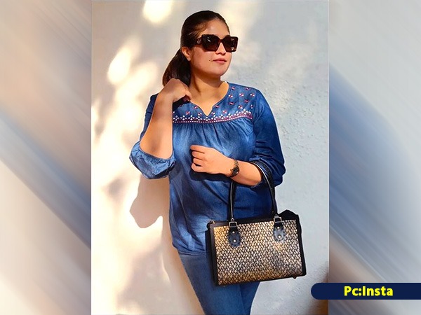 ಜೀನ್ ಲುಕ್ನಲ್ಲಿ ಮೇಘನಾ ಜೀನ್ ಲುಕ್ನಲ್ಲಿ ಮೇಘನಾ