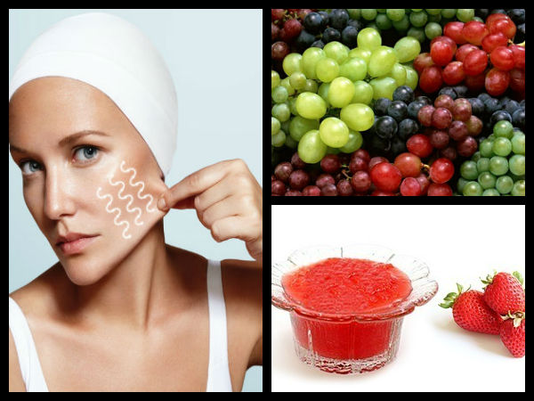 ದ್ರಾಕ್ಷಿಹಣ್ಣು ಮತ್ತು ಸ್ಟ್ರಾಬೆರಿ ಫೇಸ್ ಪ್ಯಾಕ್: ದ್ರಾಕ್ಷಿಹಣ್ಣು ಮತ್ತು ಸ್ಟ್ರಾಬೆರಿ ಫೇಸ್ ಪ್ಯಾಕ್: