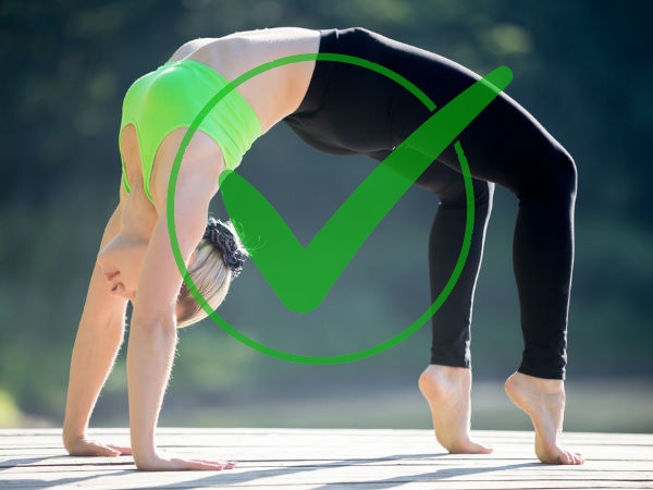 ನೆಲದ ಮೇಲೆ ಕೈಗಳನ್ನು ಸರಿಯಾಗಿ ಇಡದಿರುವುದು