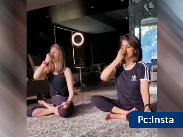  ಪ್ರಾಣಯಾಮ ಅಭ್ಯಾಸ ಮಾಡುತ್ತಾರೆ