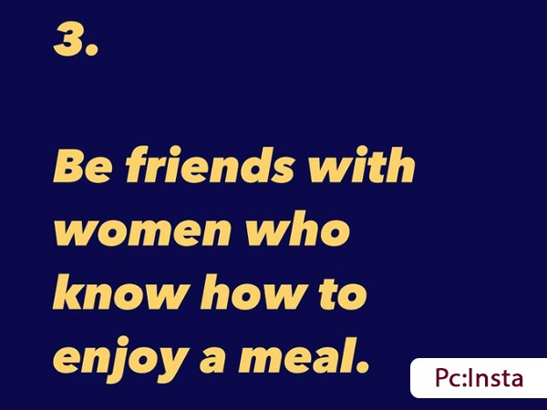 3.ಯಾರಿಗೆ ಆಹಾರವನ್ನು ಎಂಜಾಯ್‌ ಮಾಡಲು ಸಾಧ್ಯವೋ ಅಂತ ಮಹಿಳೆಯರ ಸ್ನೇಹಿತರಾಗಿ