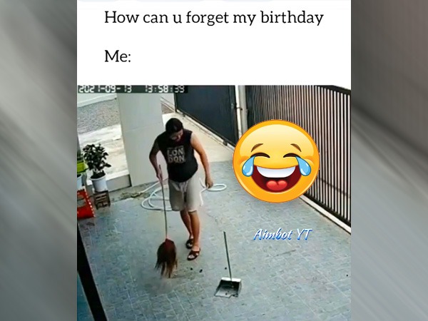 Man searching For broom 