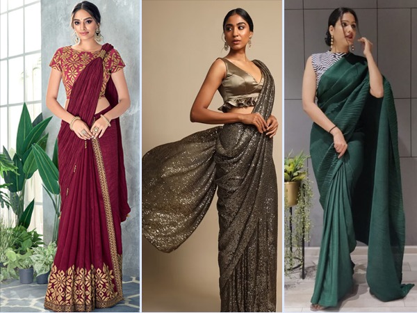  3. ಪ್ಲೀಟೆಡ್ ಸೀರೆ