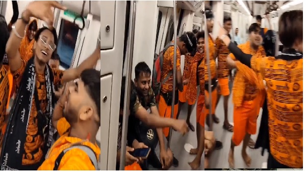 Kanwariyas Dancing In Delhi Metro: Video Viral
