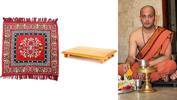 Jyotish shastra puja aasan rules or niyam during pooja and its importance in Kannada