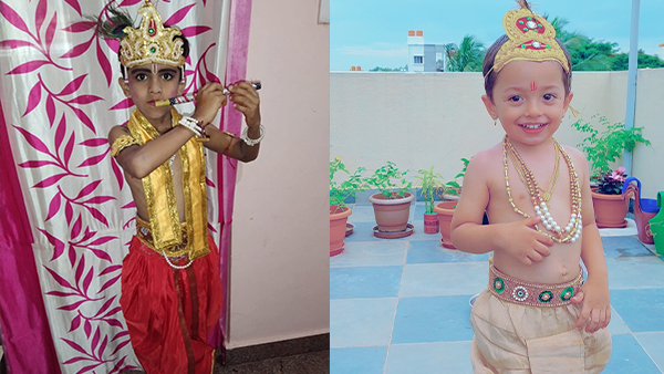 Krishna Vesha Kids Photos