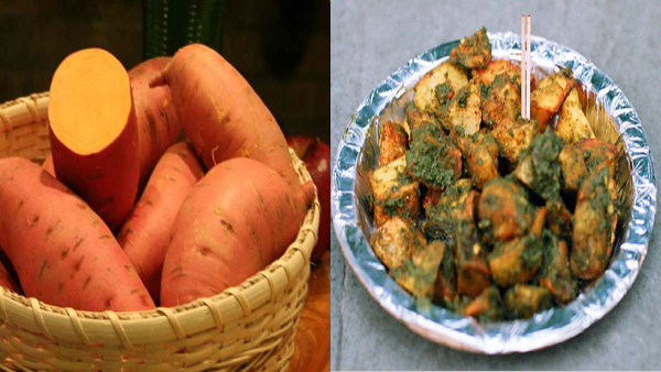 Sweet Potato Chaat Recipe