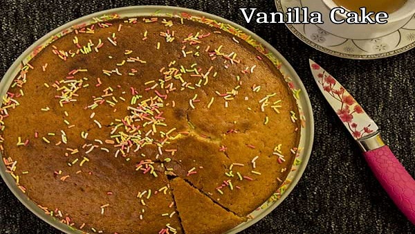 eggless vanilla cake recipe