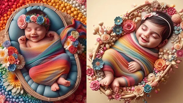 New Born Baby Photoshoot Ideas