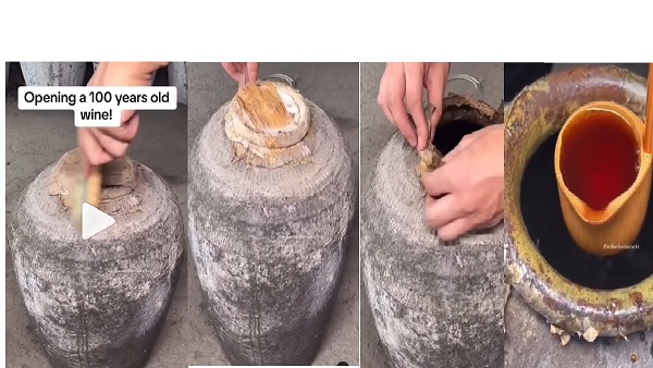 Opening A 100-Year-Old Wine
