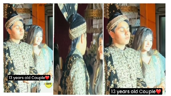 13 year old couples goes viral