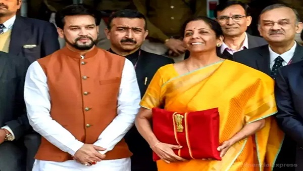 2024 Union budget Nirmala Seetharaman Saree Look