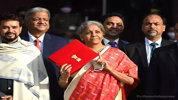 2024 Union budget Nirmala Seetharaman Saree Look