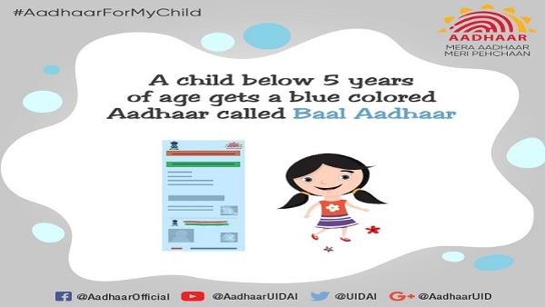 Blue Aadhaar For New Born: How To Get Baal Aadhaar 