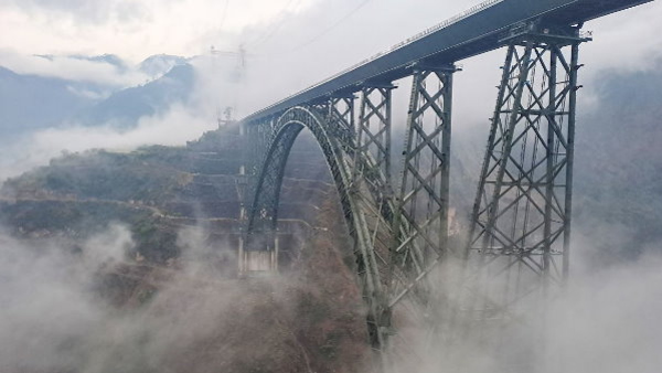 Highest Railway Bridge Chenab Bridge 