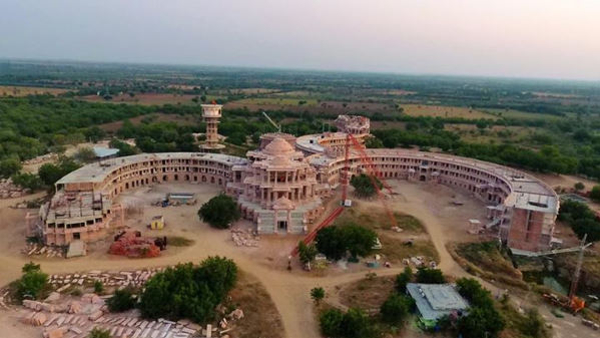 Om Shaped Shiva Temple in India