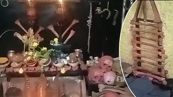 Ramnagara Village Man Storing 25 Human Skulls