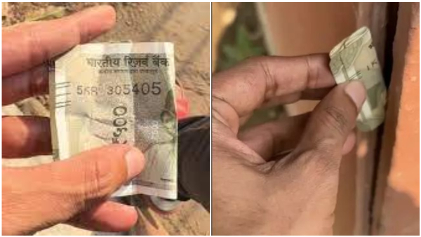 Resident Hides Rs 500 Notes Across City