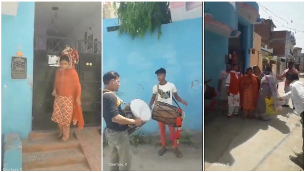 Father Brought His Divorced Daughter With Band-Baja Celebration