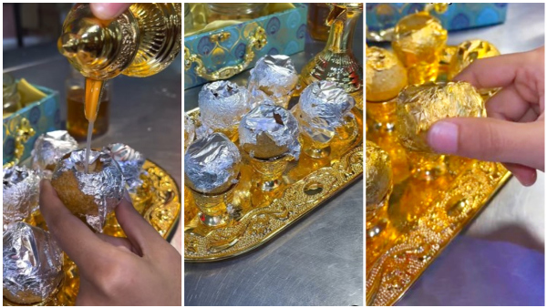 Gold And Silver Pani Puri From Bengaluru Street Video Gone Viral