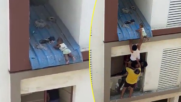 7 Month Old baby Falls From 4th Floor Chennai
