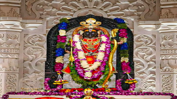 Sun Rays Touch Ram Lalla Idol In Preparation Of Ram Navami