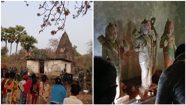 Ram Temple Re-Opened After 21 Years With The Help Of Security Forces Ram Temple Re-Opened After 21 Years With The Help Of Security Forces