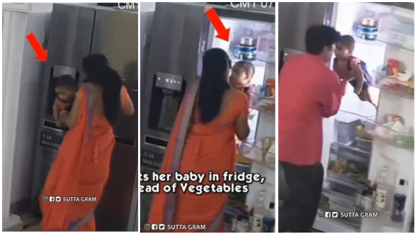 Woman Puts Baby Inside Refrigerator Instead Of Vegetables