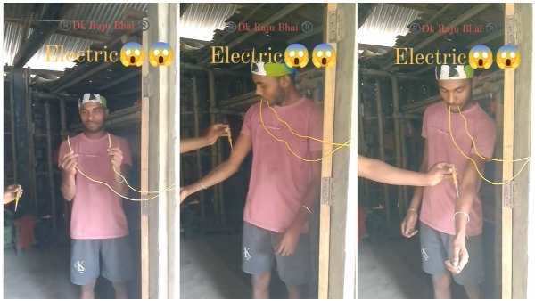 Guy Keeps Live Electric Wires In His Mouth How Its Possible