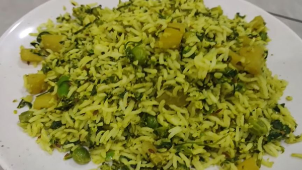 Mentya Leaves Baath Recipe At Home In Kannada