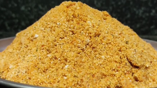 How To Make Peanut Chutney Powder Recipe At Home In Kannada