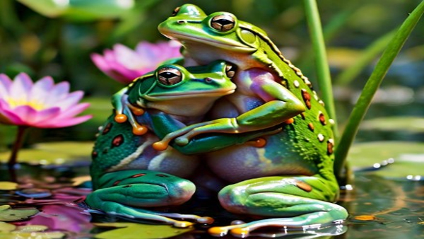 Female Frogs Pretending To Be Dead To Escape Mating
