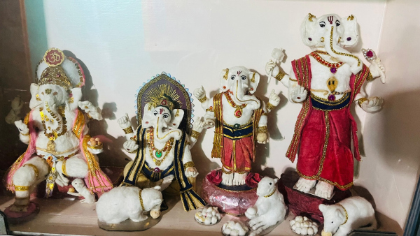 God s Idol Has Blossomed Through Cotton By 86 Year Old Artist