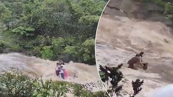 4 Kids Drowned In Waterfall