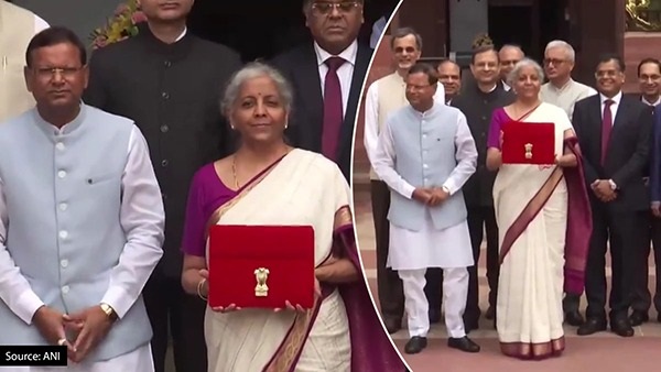 Nirmala sitharaman saree look