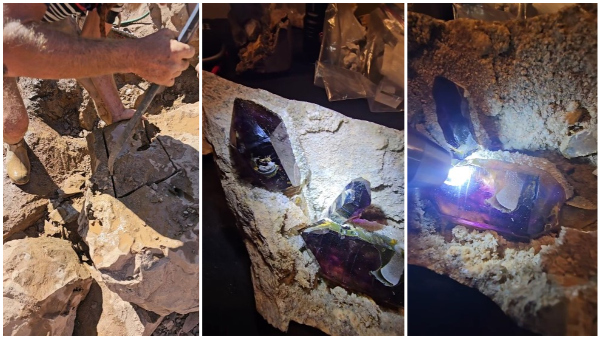 Largest Amethyst Stone Crystal Found In The Mine
