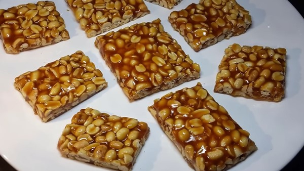 How To Make Peanut Chikki Recipe At Home In Kannada