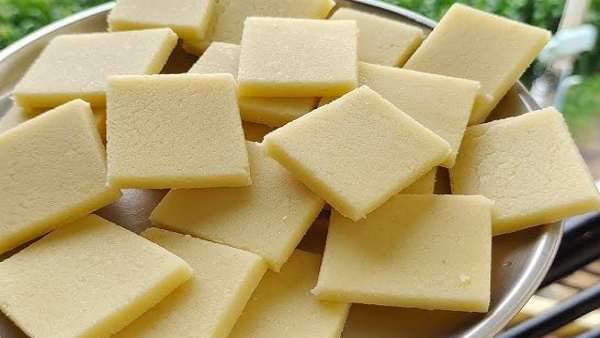 How To Make Milk Burfi Using Milk Powder In Kannada