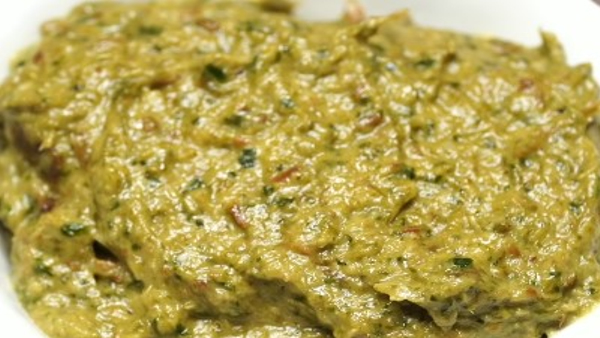 How To Make Spicy Green Chilli Chutney Recipe At Home In Kannada